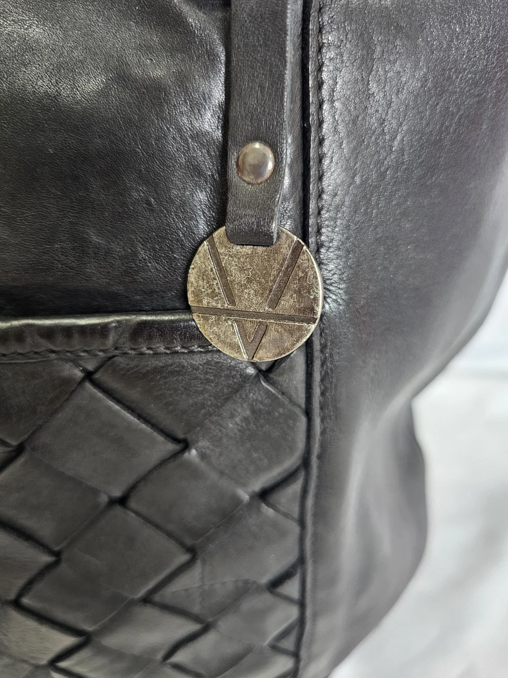 Vilenca Holland Genuine Distressed Leather Tote Shoulder Handbag